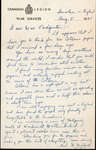 Letter and postcard from Pte. Earl H. Metcalfe to Eliza J. Padginton