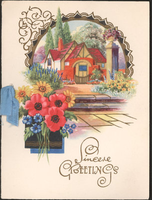 Christmas card from Bruce McDonald to Eliza J. Padginton