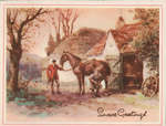 Christmas card from Jim Moore to Eliza J. Padginton