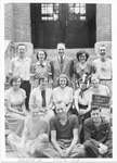 Class photograph, Colborne High School, Grade 12, Colborne, Cramahe Township, 1952-53