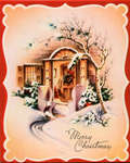 Christmas card from L.A.C. & Mrs. Geo Maskell to Eliza J. Padginton