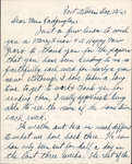 Letter from Pte. Norman Sheldrick to Eliza J. Padginton