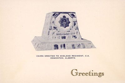 Christmas card from James A. MacGregor to Eliza J. Padginton