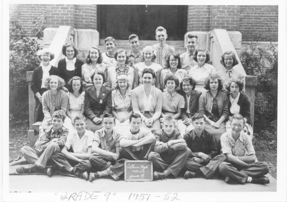 Colborne High School, 1951-52, Grade 9