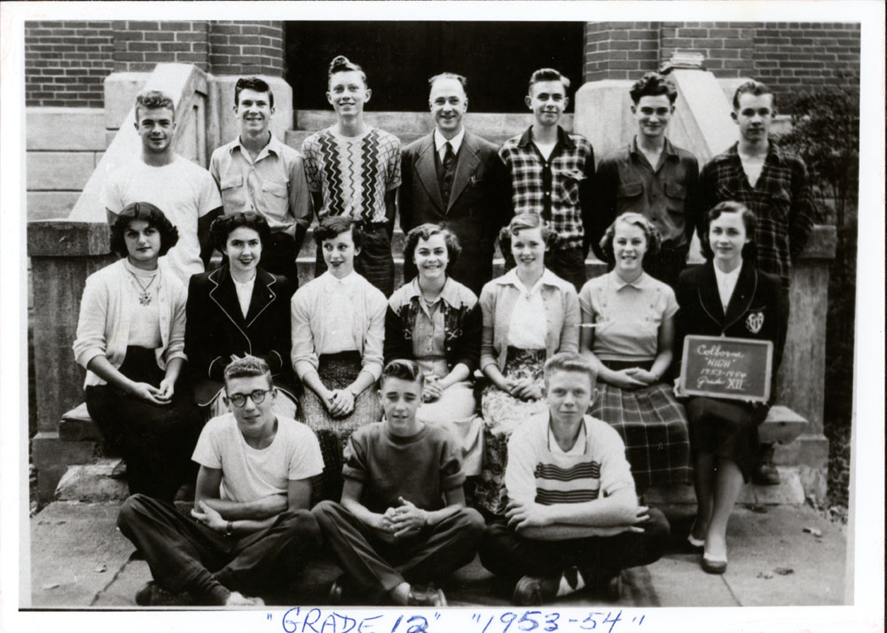 Colborne High School, 1953-54, Grade 12