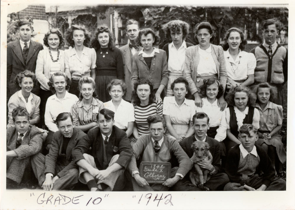 Colborne High School, 1942, Grade 10