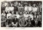 Class photograph, Colborne High School,Grade 10, Colborne, Cramahe Township, 1942