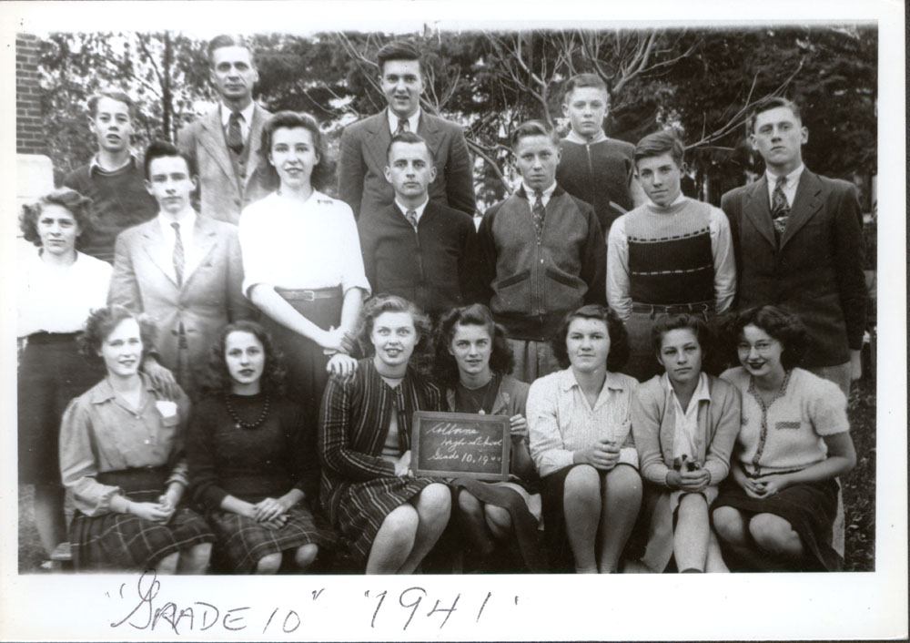 Colborne High School, 1941, Grade 10