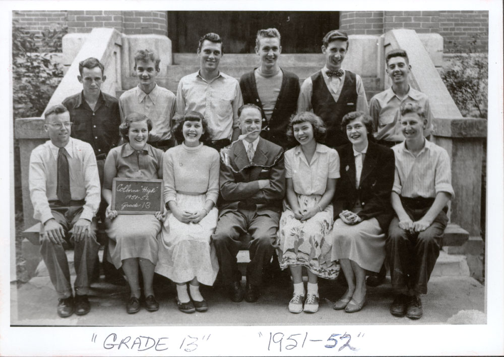 Colborne High School, 1951-52, Grade 13