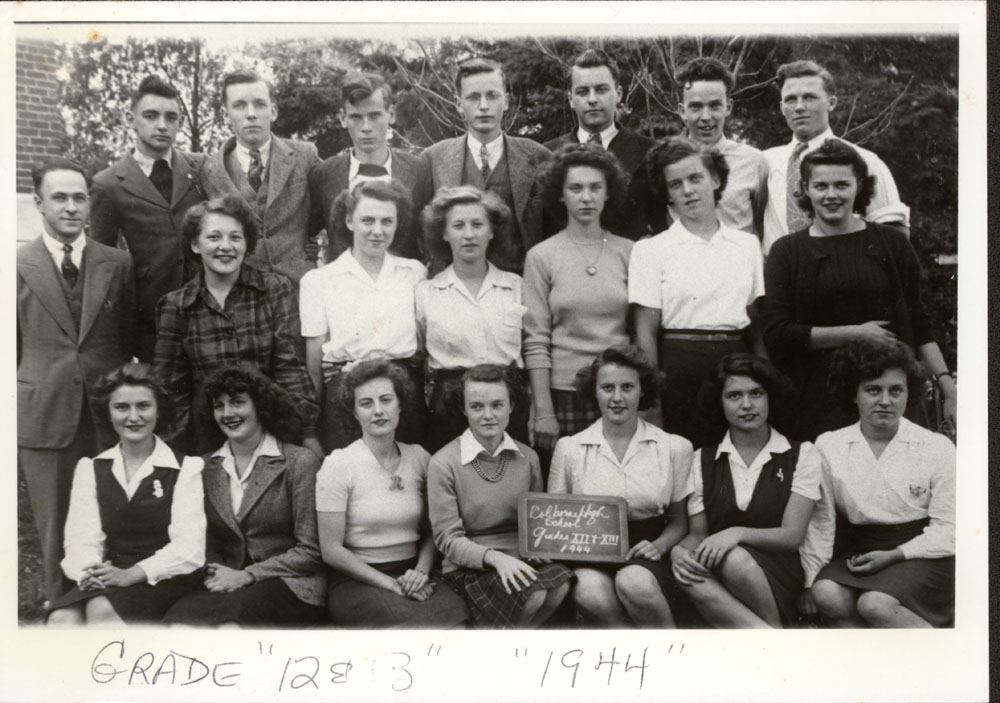 Colborne High School, Grade 12 & 13, 1944