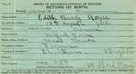 Edith Beverly Rouse, Birth Registration. Daughter of Milford Rouse and Maud Beaver.