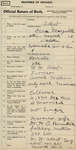 Jean Margurite Adsit, Birth Registration. Daughter of W.W. Adsit and Annie Wilkins.