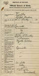 Ralph Gordon Dudley, Birth Registration. Son of Clayton O. Dudley and Myrtle Wilee.