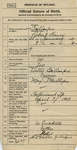 Robert Henry Gillespie, Birth Registration. Son of Walter Gillespie and May Phillips.