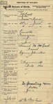 Grace Irene McComb, Birth Registration. Daughter of Samuel M. McComb and Agnes Johnston.