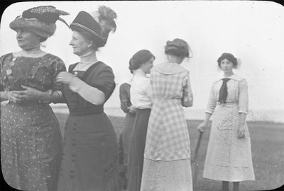 Women at the lakefront