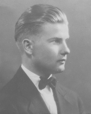 Studio portrait of a young man