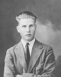 Studio portrait of a young man