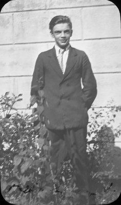 Portrait of a young man, Colborne High School