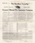 Farmers' Mutual Fire Insurance Company, Policy No. 24280 on Colborne Exhibition Building