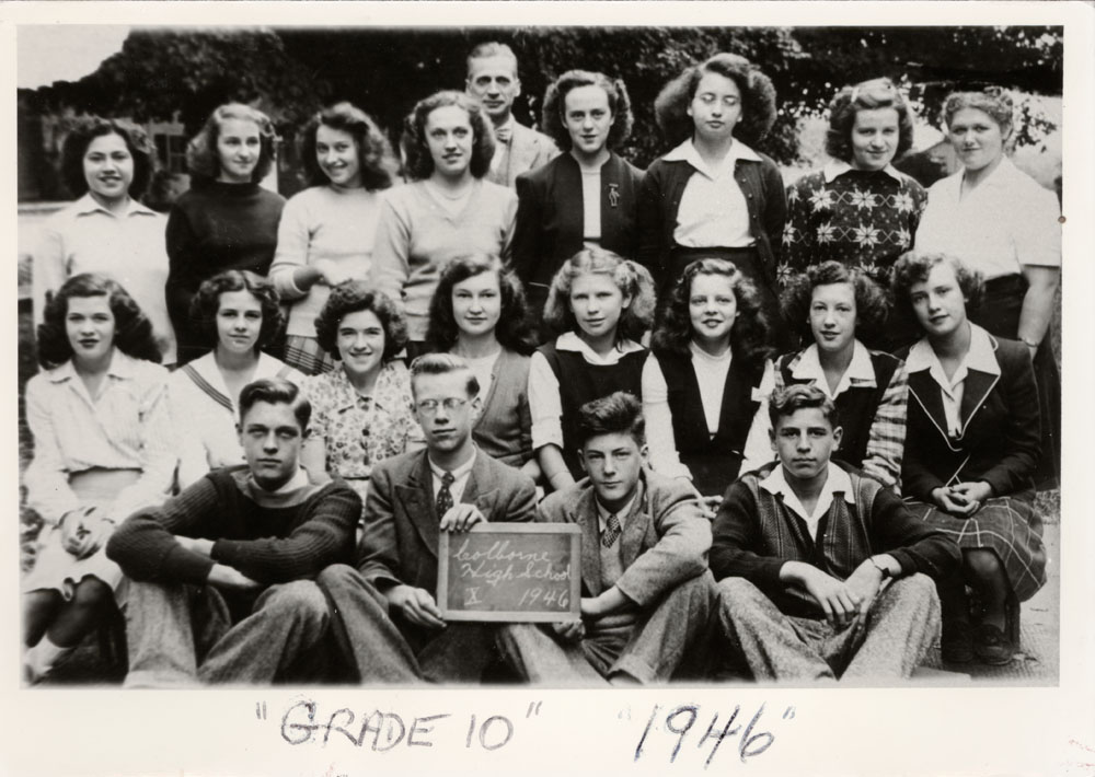 Colborne High School, 1946, Grade 10