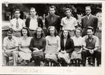 Class photograph, Colborne High School, Grades 12 & 13, Colborne, Cramahe Township, 1946