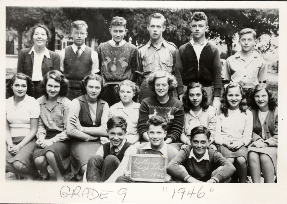 Colborne High School, 1946, Grade 9