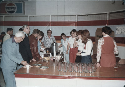 Colborne High School Reunion, Colborne Arena, 1977