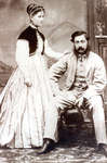 Reproduction photograph of Ella Jane (nee Merriman) Black and John Summerfield Black