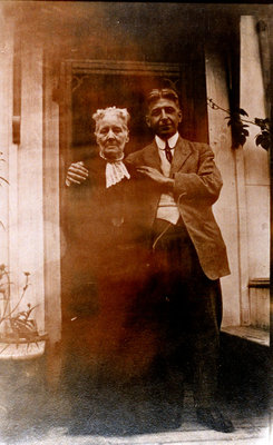 Reproduction photograph of Annie Elizabeth &quot;Tottie” (nee Merriman) McColl and John &quot;Jack&quot; Monroe Black, Colborne, Cramahe Township