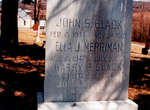 John S. Black, Ella J. Merriman, Harry S. Black, and John M. Black headstone, Stirling Cemetery