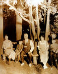 Reproduction photograph of Hattie E. Kerr, Harry Kerr, Robert Kerr, Winnie M. Black, Robert Byrne Kerr, and James Ralph