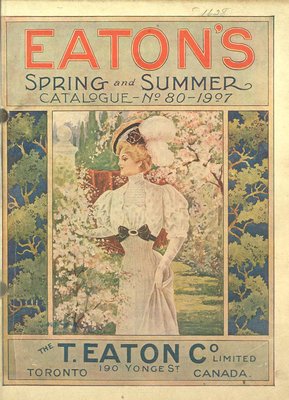 Exhibit, Dress, Cover of Eaton's 1907 Summer Catalogue