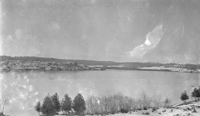 View of Rice Lake? in the winter