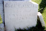 Hiram Merriman headstone, Colborne cemetery, Cramahe Township