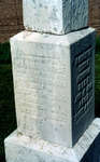 Hannah Rose Merriman headstone, Colborne cemetery, Cramahe Township