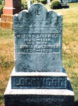 Milton K. Lockwood and Lavinia M. Merriman headstone, Hope cemetery, Brighton