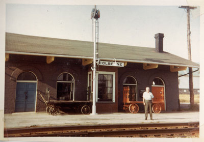 Vinton M. Merriman, Grand Trunk Railway Station / Canadian National Railway Station, Cramahe Township, 1967