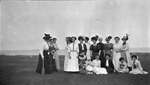 Photograph of women at Victoria Beach, Colborne, 1910s