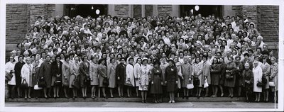 Group photograph of the Women's Institute Meeting