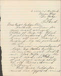 Letter from George Waller to Eliza J. Padginton.
