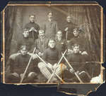 Group photograph of Colborne Hockey Team, 1904-1905