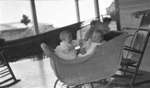 Two babies in a carriage at Griffis’ summer home