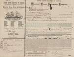 Grand Trunk Railway of Canada and Montreal Ocean Steamship Company, Bill of Lading from Colborne to London via Montreal, 22 September 1874