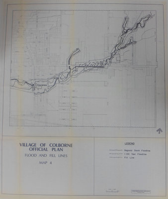 Village of Colborne Official Plan, Flood and Fill Lines, Map 4