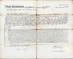 Indenture of Bargain and Sale, Thomas Wilson to Peter Inglis, 15 March 1859