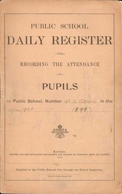 1899 No. 14 & 16, Cramahe and Haldimand School Records