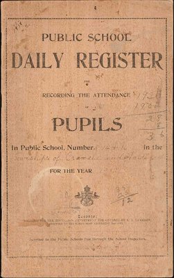 1902 No. 14 & 16, Cramahe and Haldimand School Records