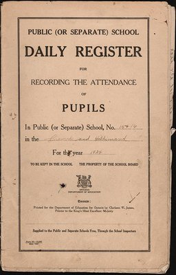 1924 No. 14 & 16, Cramahe and Haldimand School Records