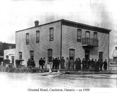 Oriental Hotel, Castleton, Cramahe Township